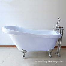 Factory sell separate bathtub acrylic classical Freestanding bathtub easy using and relaxing indoor bathroom